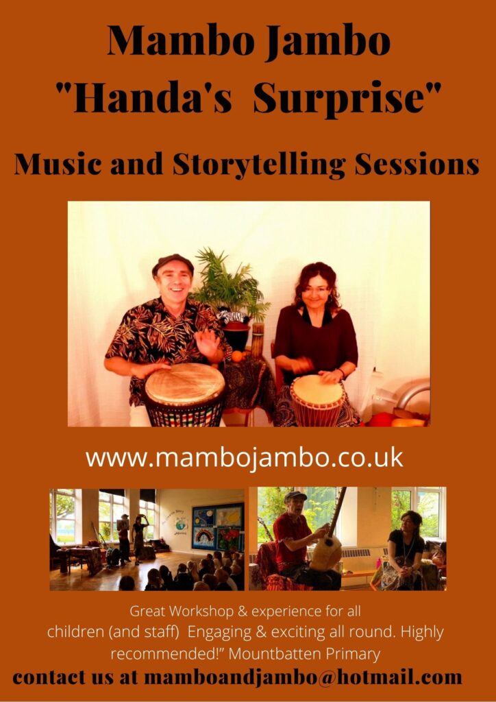 Mambo Jambo Handa's Surprise Music and Storytelling flyer