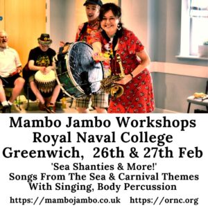 Mambo Jambo Workshops Royal Naval College Greenwich